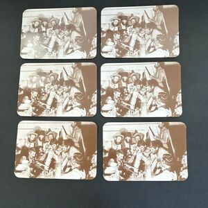 Vtg Western Postcards *Lot of 6* Cowboys Old West Collectors Series Gambling